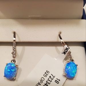 Rachel Zoe Blue Opal Earrings